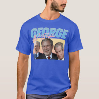 George W Bush 90s stijl esthetiek vintage T-shirt