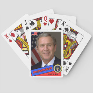 George W. Bush-honkbalkaart Pokerkaarten