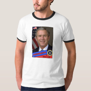 George W. Bush-honkbalkaart T-shirt