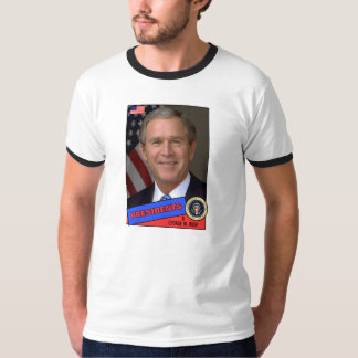 George W. Bush-honkbalkaart T-shirt