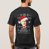 George W Bush Merry Bushmas Christmas T-shirt (Achterkant)