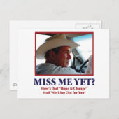 George W Struik - Miss Me Toch Briefkaart (Voorkant / Achterkant)