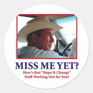 George W Struik - Miss Me Toch Ronde Sticker