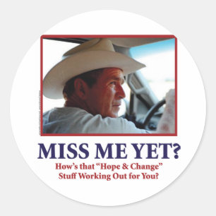 George W Struik - Miss Me Toch Ronde Sticker