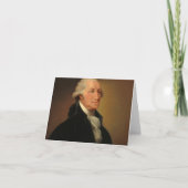George Washington, 1796, ingediend door Edward Sav Bedankkaart (Voorkant)
