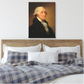 George Washington, 1796, ingediend door Edward Sav Canvas Afdruk (Insitu (Slaapkamer))