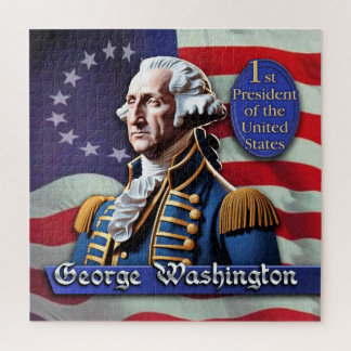 George Washington: 1e President van de VS. Legpuzzel