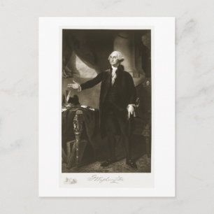 George Washington, 1ste President van de Verenigde Briefkaart