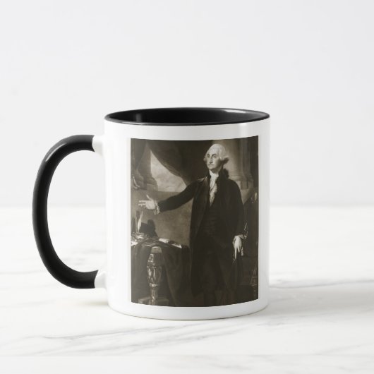 George Washington, 1ste President van de Verenigde Mok (Links)