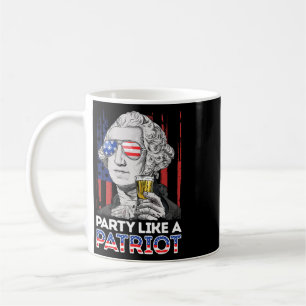 George Washington 4 juli Feest Als Een Patriot Koffiemok