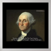 George Washington "Actions not Words" Posters (Voorkant)