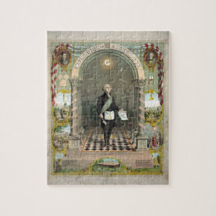 George Washington als Freemason Legpuzzel