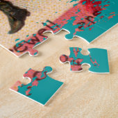 George Washington and Troops Large Puzzle Legpuzzel (Zijkant)