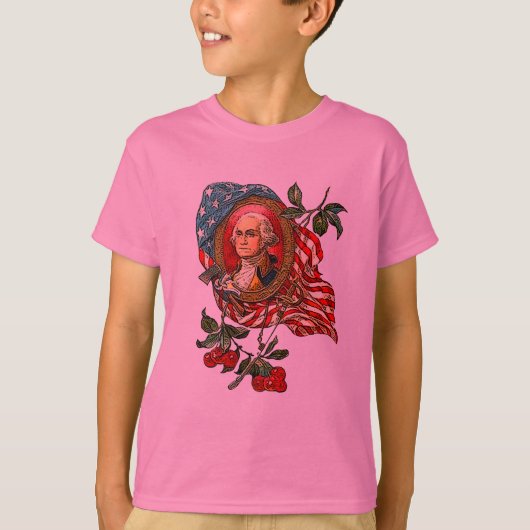  George Washington Art over tshirts (Voorkant)
