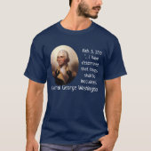 George Washington-berekeningen T-shirt (Voorkant)