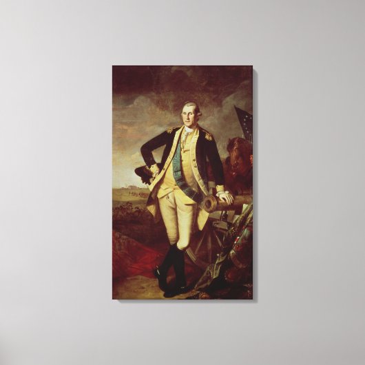 George Washington bij Princeton, 1779 Canvas Afdruk (Voorkant)