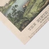  George Washington Birthplace ontkoppeling Tissuepapier (Detail)