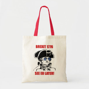George Washington Brexit 1776 EU-vlag zonnebril Tote Bag