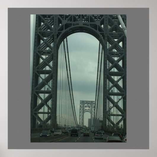 George Washington Bridge Foto Poster (Voorkant)