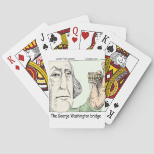 George Washington Bridge Grappige Cadeaus Pokerkaarten