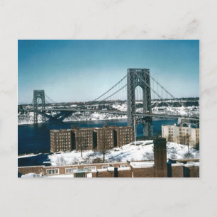 George Washington Bridge, New York City Briefkaart