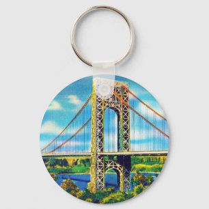 George Washington Bridge, New York City Sleutelhanger