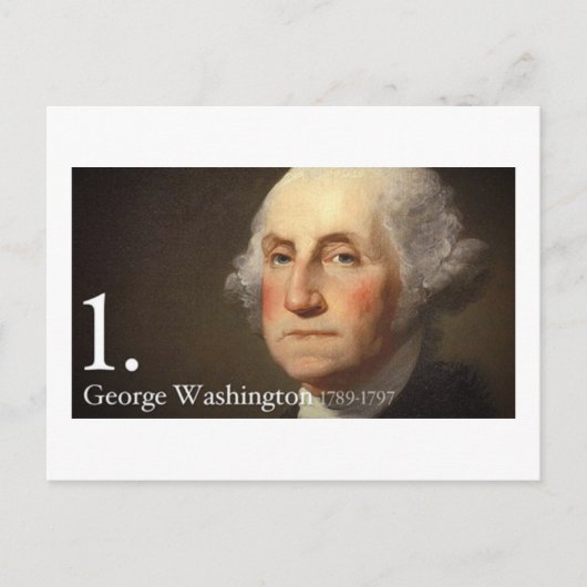 George Washington Briefkaart (Voorkant)