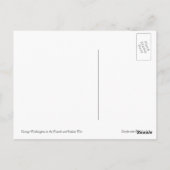 George Washington Briefkaart (Achterkant)