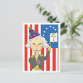 George Washington Briefkaart (Staand voorkant)