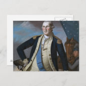 George Washington Briefkaart (Voorkant / Achterkant)