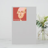 George Washington Briefpapier (Staand voorkant)