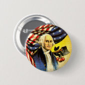 George Washington - Button (Voorkant /achterkant)
