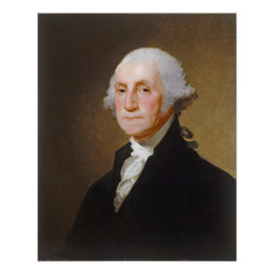 George Washington, c.1821 (olie op canvas) Perfect Poster