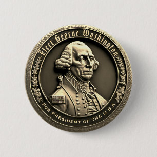 George Washington Campaign Button