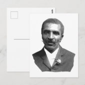 George Washington Carver Briefkaart (Voorkant / Achterkant)