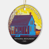 George Washington Carver National Monument  Keramisch Ornament (Links)