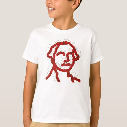 George Washington Cherry Portrait T-shirt (Voorkant)