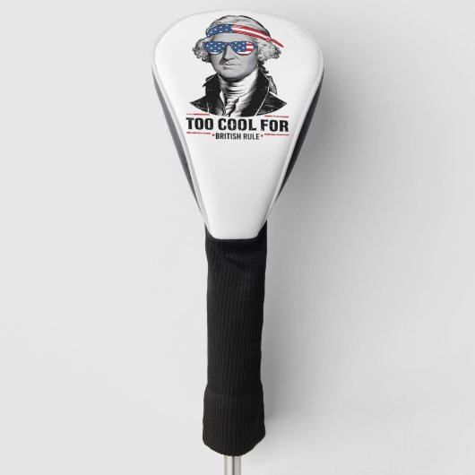 George Washington Cool voor Britse heerschappij 4  Golfheadcover (Voorkant)