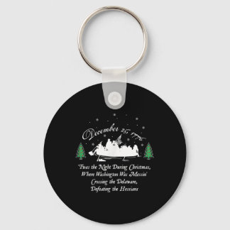 George Washington Crossing Delaware Amerikaanse oo Sleutelhanger
