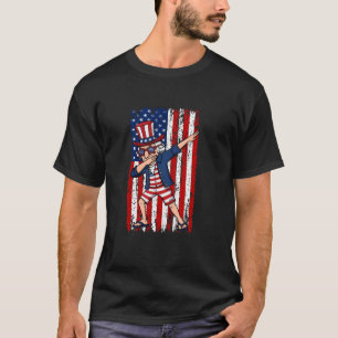 George Washington Dabbing Grappige 4 juli Mannen B T-shirt