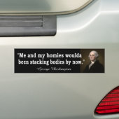 George Washington Decal Funny Founding Vader 2de Bumpersticker (Op auto)