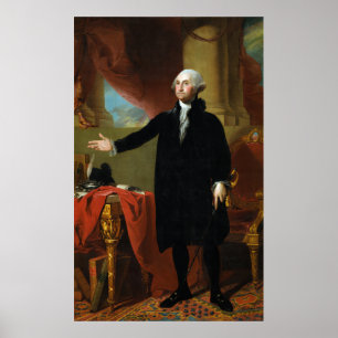George Washington door Gilbert Stuart Poster
