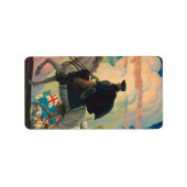 George Washington door Newell Convers Wyeth Etiket (Voorkant)