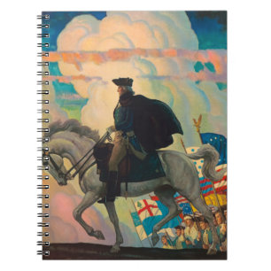 George Washington door Newell Convers Wyeth Notitieboek