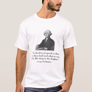 George Washington en citaat T-shirt