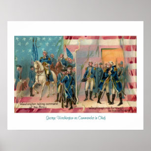 George Washington en het Poster van de Troops