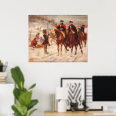 George Washington en Lafayette in Valley Forge Poster (Thuiskantoor)
