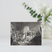 George Washington en zijn generaals briefkaart (Staand voorkant)