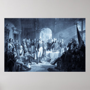 George Washington en Z'n Generals print