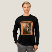 george Washington facing british generals Tri-Blend Shirt (Voorkant)